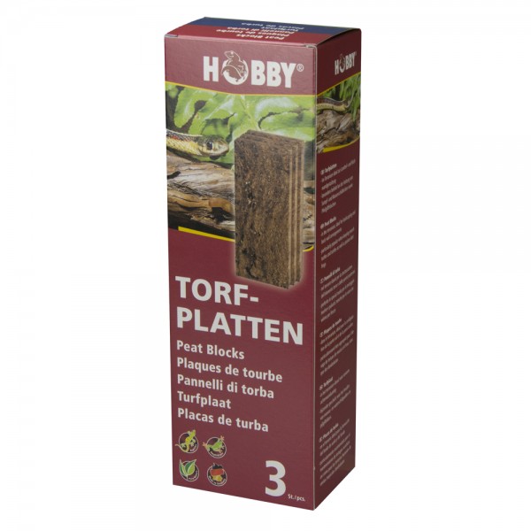 Hobby Torfplatten 3 St., 8 x 20 x 1,8 cm
