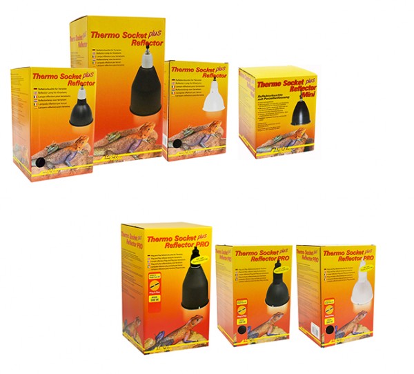 Lucky Reptile Thermo Socket + Reflektor, mit &amp; ohne Steckverbindung