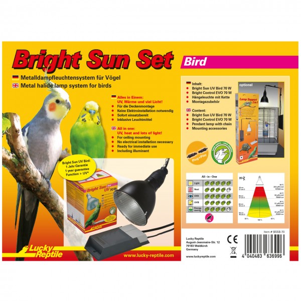 Lucky Reptile Bright Sun Set "Bird" 70 Watt, inkl. Reflektor, EVG etc.
